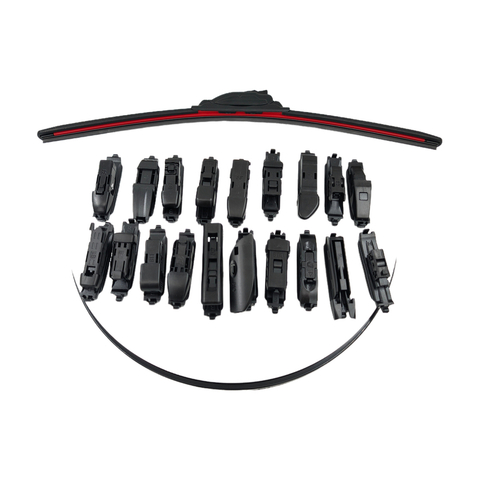 S807 FLAT WIPER BLADE WITH MULTI-ADAPTERS